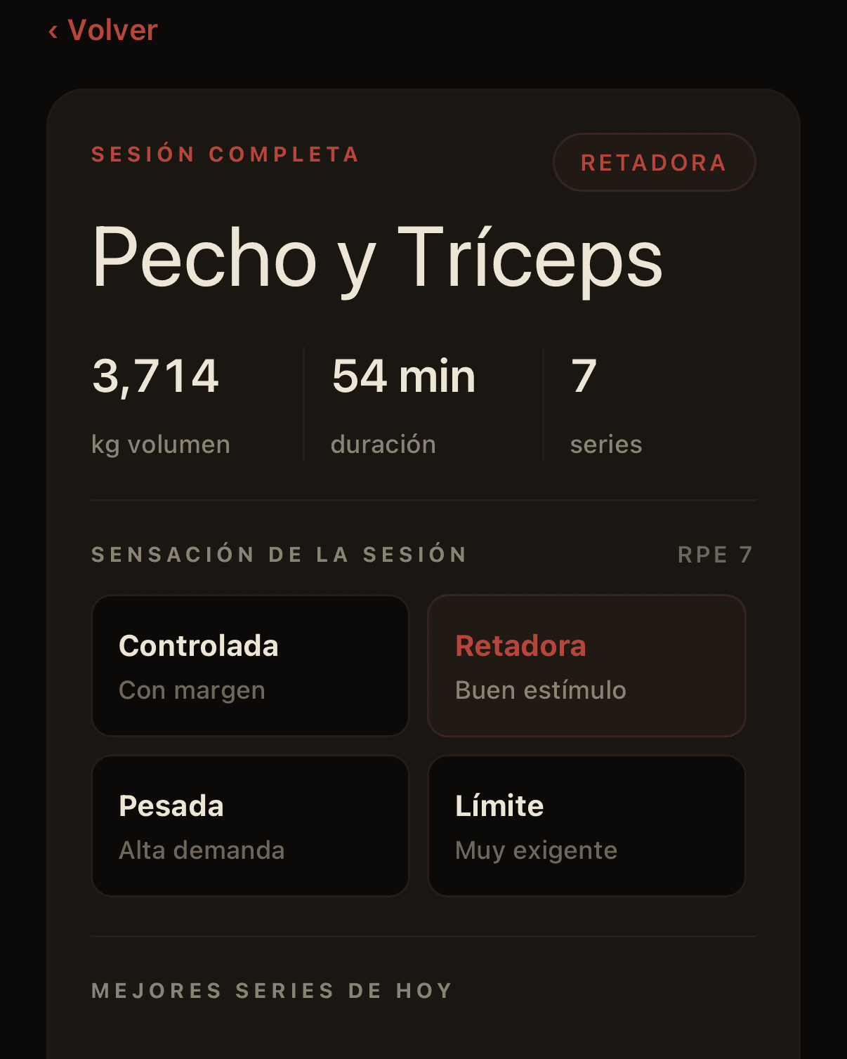 Terminas con un resumen útil